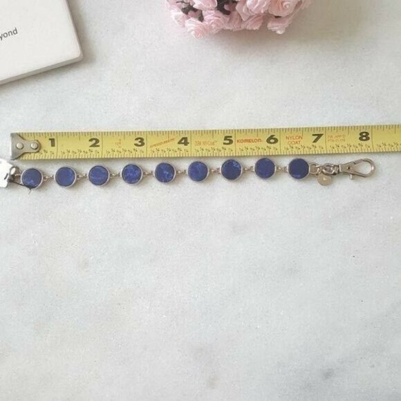 DKNY Gold-Tone Colored Stone Flex Bracelet - Picture 5 of 6